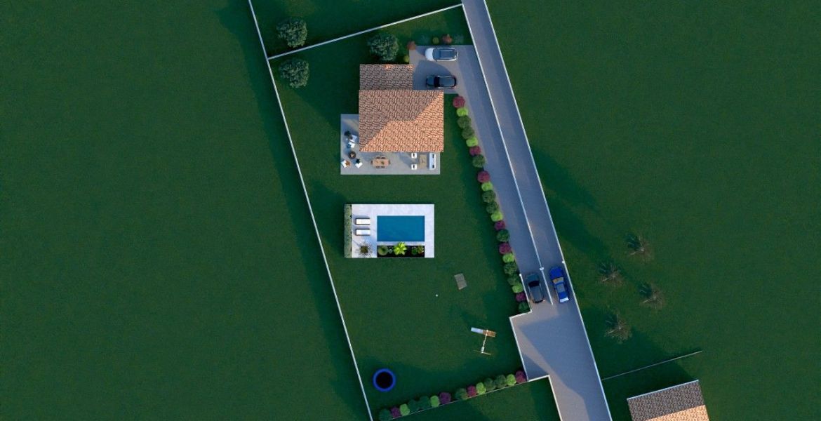 image Projet de construction d'une Villa à VENTABREN sur un terrain de 1429 m²