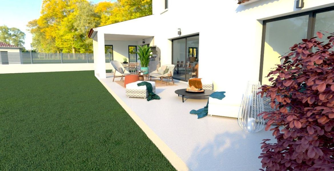 image Projet de construction d'une villa à VENTABREN sur un terrain de 2950 m²