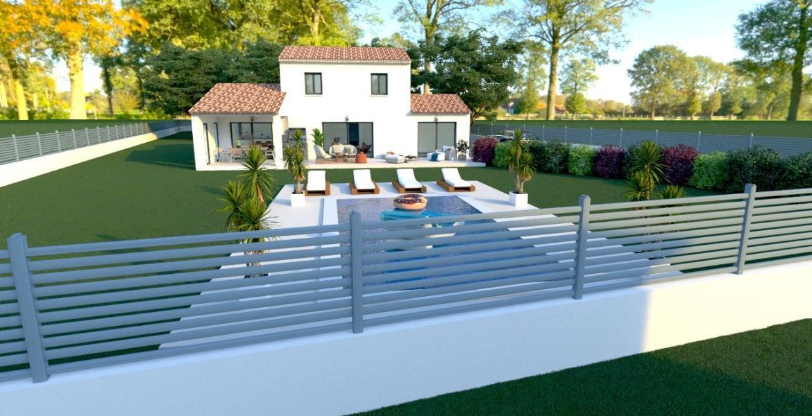 image Projet de construction d'une villa à VENTABREN sur un terrain de 2950 m²