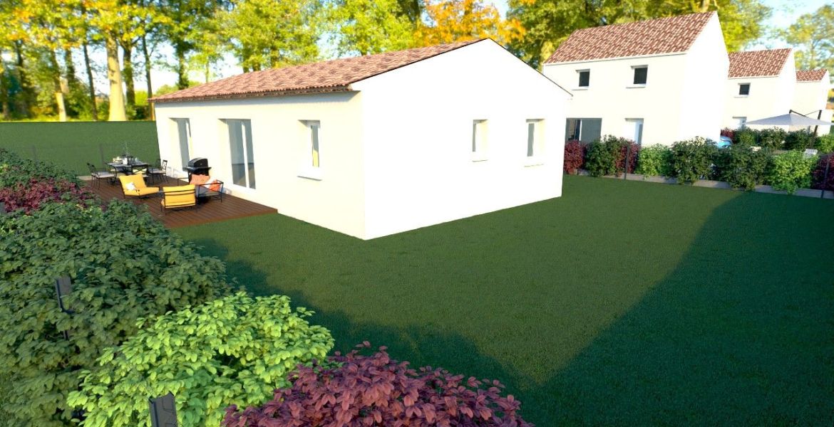 image Projet de plain pied 95 m² avec terrain à BERRE-L'ETANG (13)