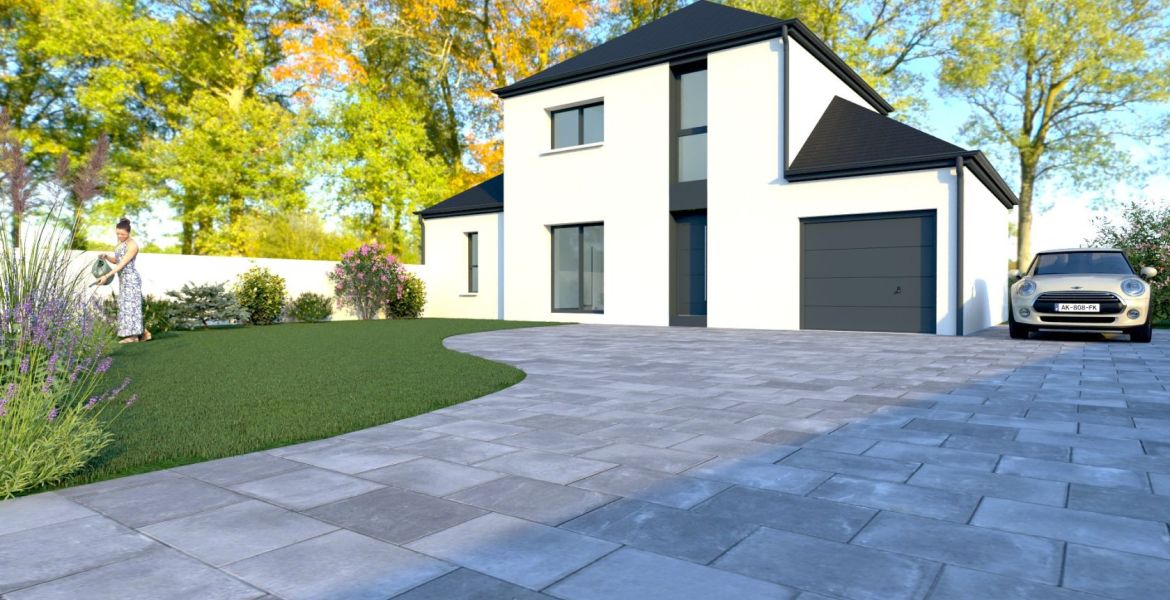 image Maison moderne clé en mains de 110 m² à Rebréchien (45 470)