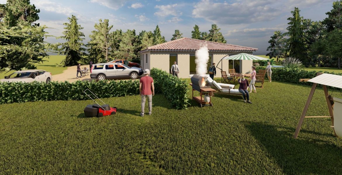 image Projet de construction d'une maison 70 m² avec terrain à JOUQUES (13)