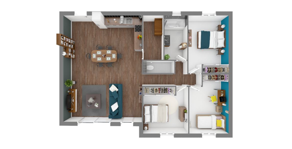 image Maison 99 m² avec terrain à SAINT-MITRE-LES-REMPARTS (13)