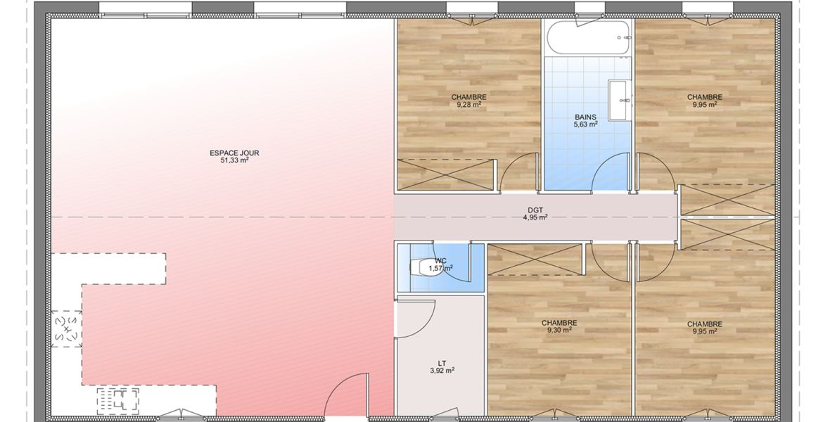 image Maison 105 m² avec terrain à LE PUY-SAINTE-REPARADE (13)