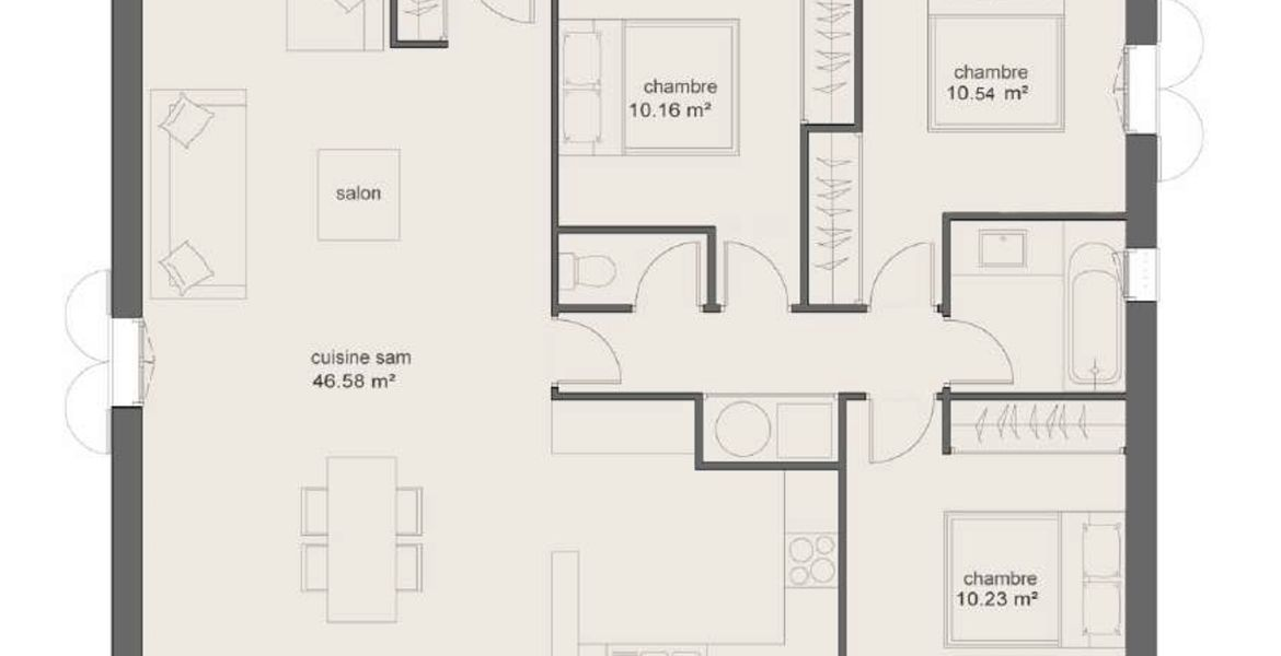 image Projet de construction d'une maison 90 m² avec terrain à LE PUY-SAINTE-REPARADE (13)