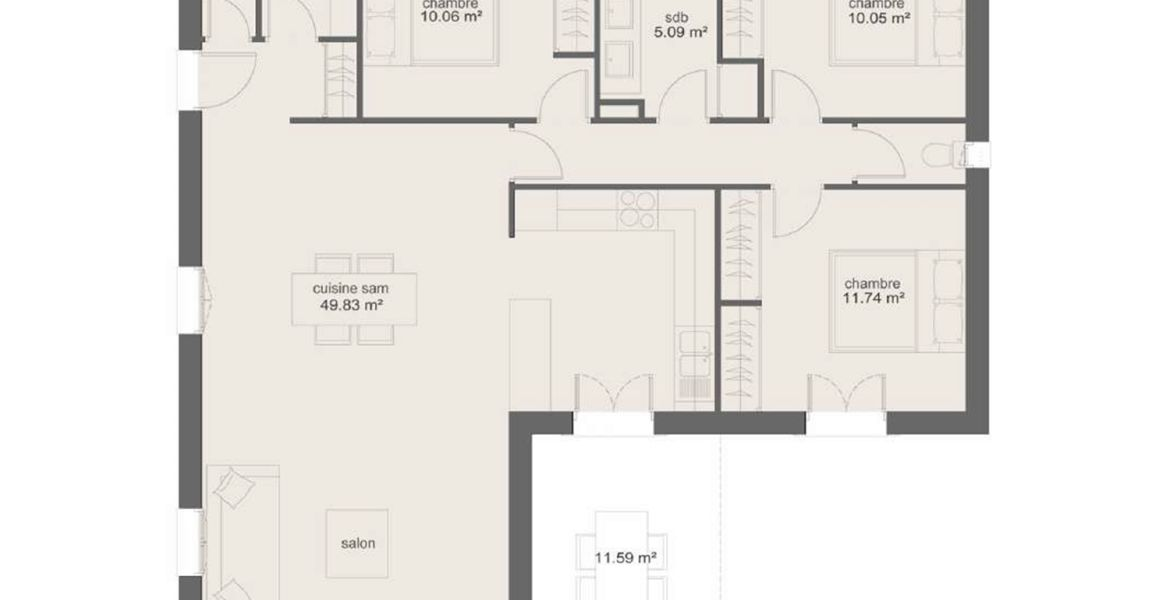 image Projet de construction d'une maison 100 m² avec terrain à RIANS (83)