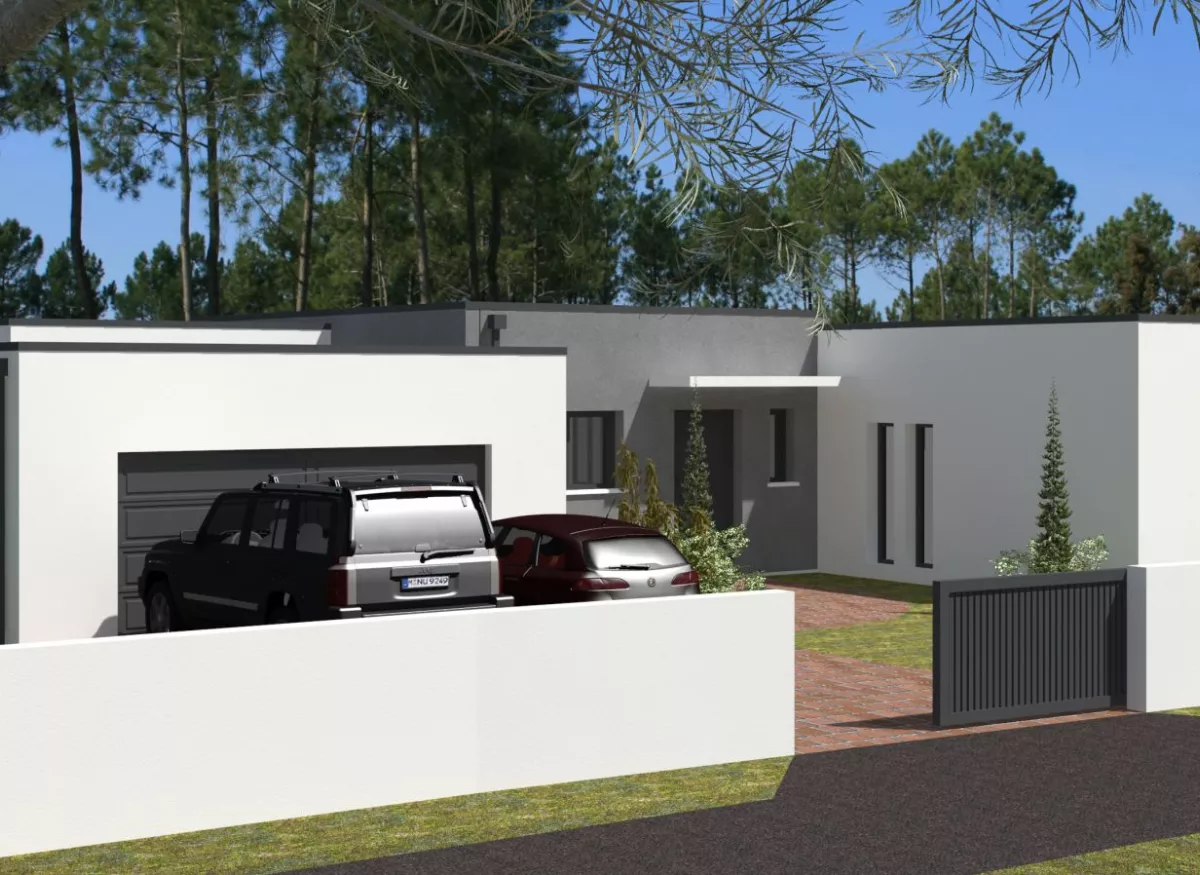 Image 1 Projet de construction d'une maison 130 m² avec terrain à MONS (17)