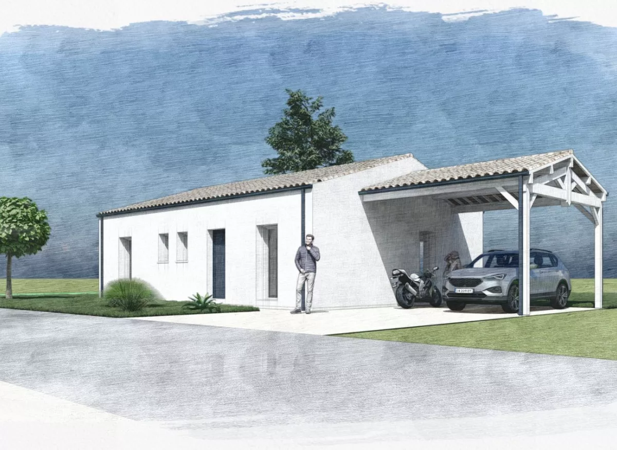 Image 1 Projet de construction d'une maison 95 m² avec terrain à SAUJON (17)
