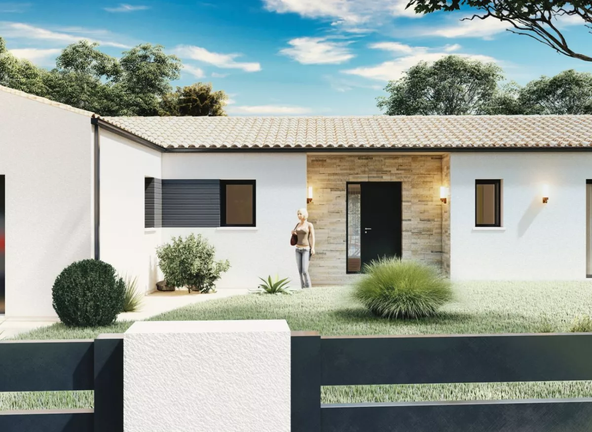 Image 1 Projet de construction d'une maison 100 m² avec terrain à SAUJON (17)