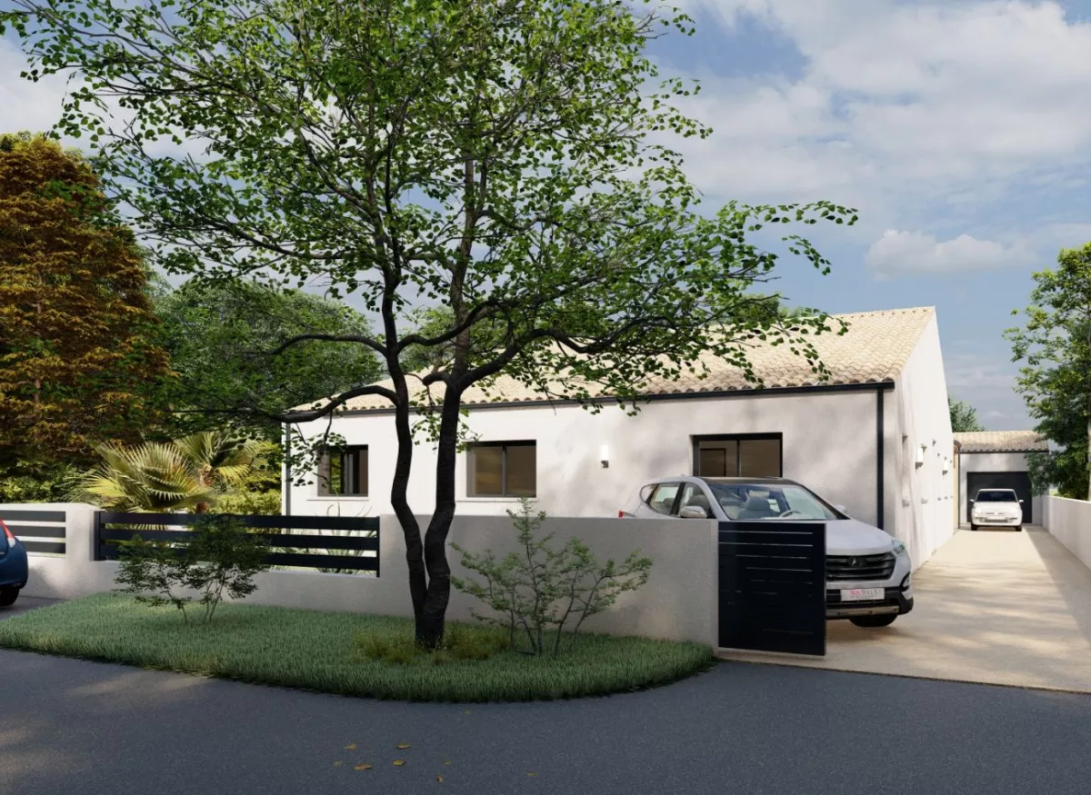 Image 1 Projet de construction d'une maison 90 m² avec terrain à MONTPELLIER-DE-MEDILLAN (17)