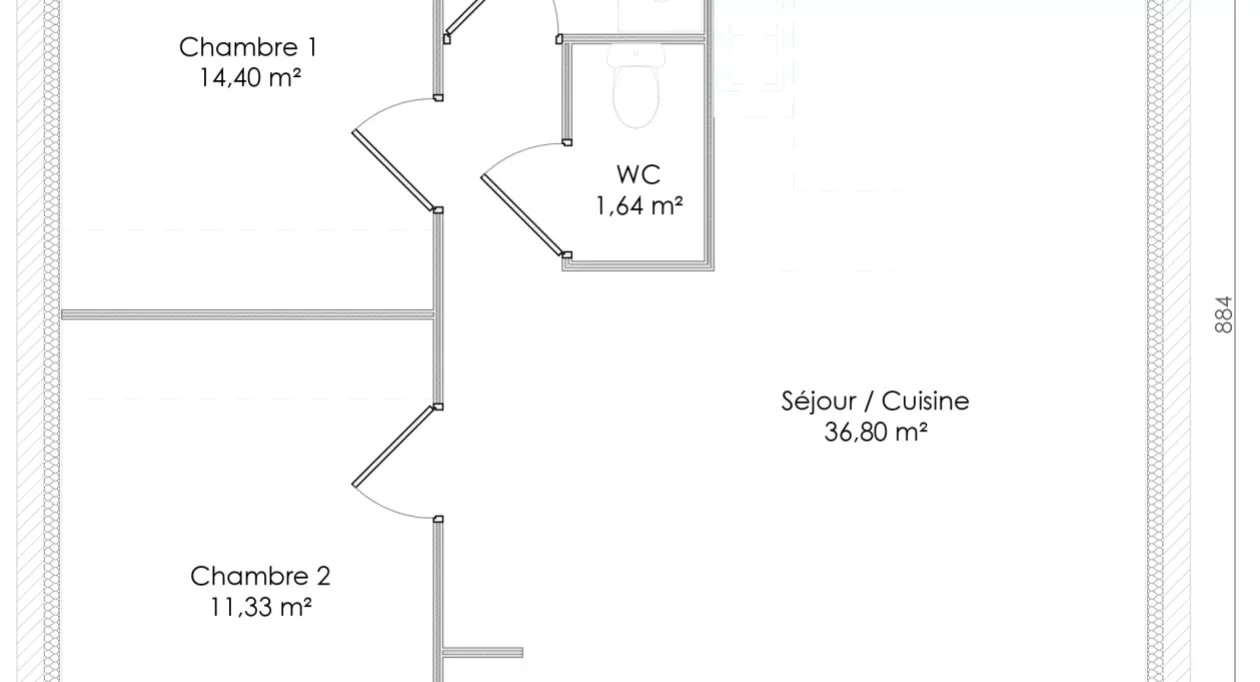 Image 6 Projet de construction d'une maison 65 m² avec terrain à LA MOTHE-ACHARD (85)