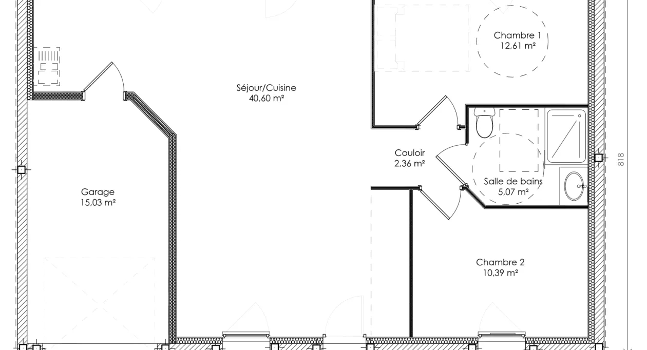 Image 6 Projet de construction d'une maison 71 m² avec terrain à LE POIRE-SUR-VIE (85)