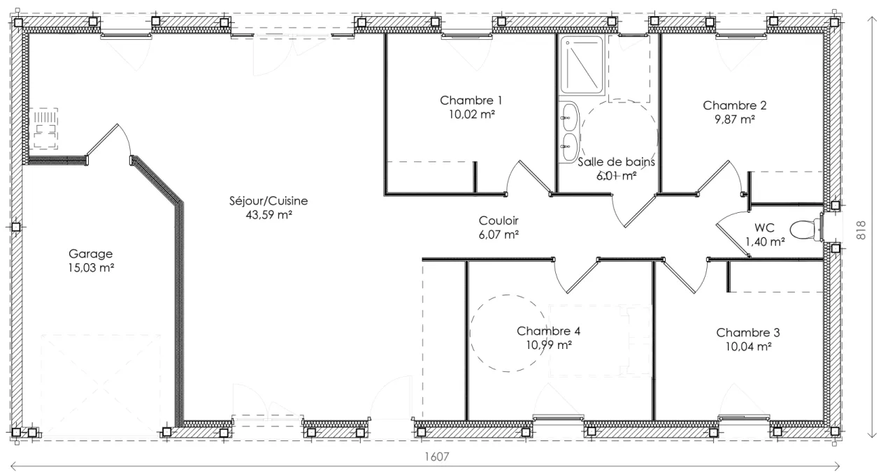Image 5 Projet de construction d'une maison 97 m² avec terrain à SAINT-XANDRE (17)