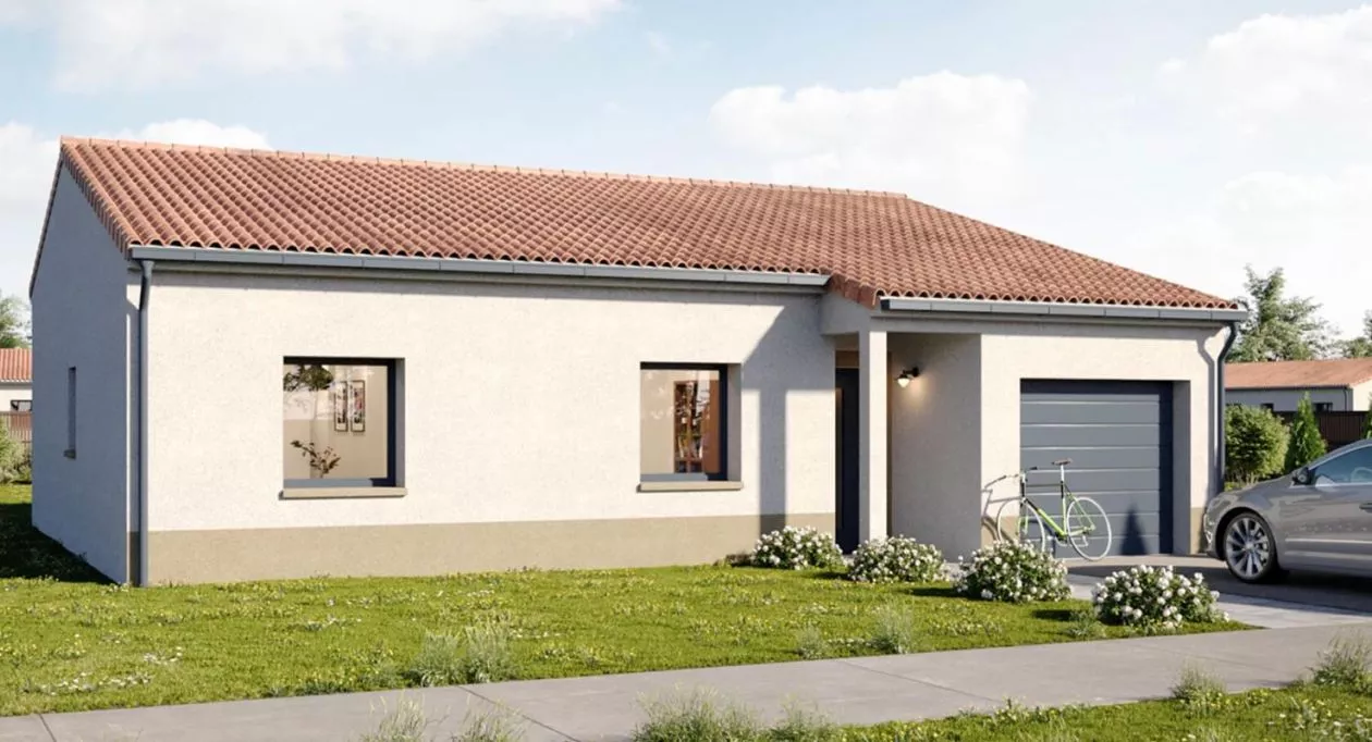 Image 1 Projet de construction d'une maison 99 m² avec terrain à FERRIERES (17)