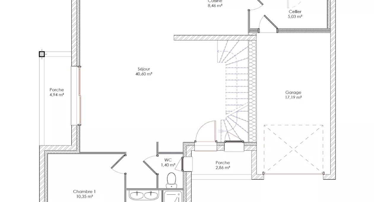 Image 7 Projet de construction d'une maison 4 chambres avec terrain à SAINT-VINCENT-SUR-JARD (85)