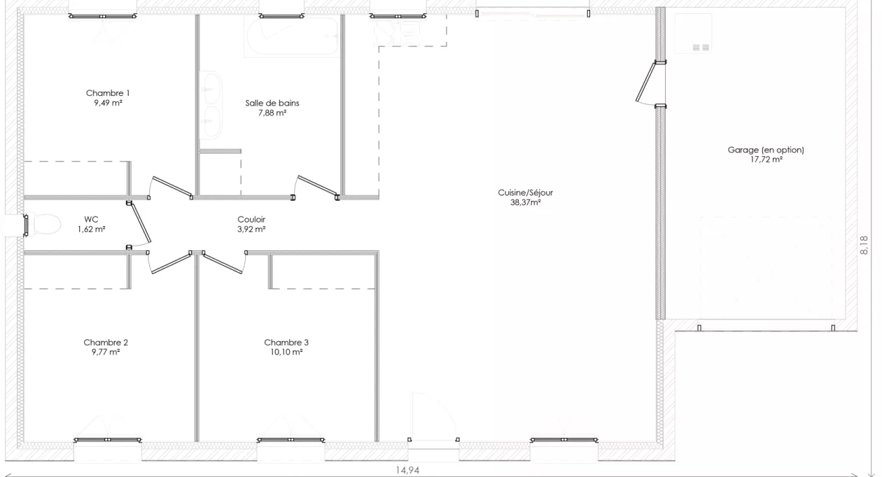 Image 5 Projet de construction d'une maison 80 m² avec terrain à LE CHAMP-SAINT-PERE (85)