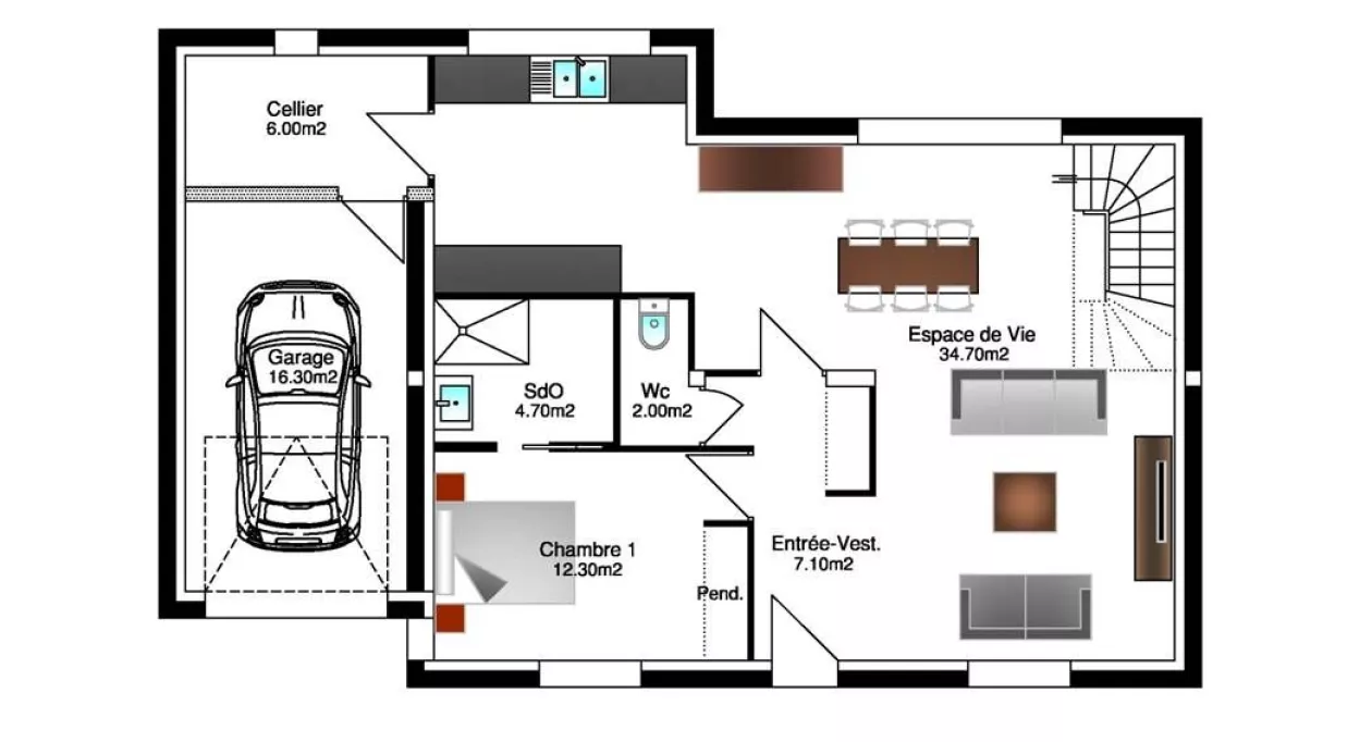 Image 3 Maison  m² avec terrain à SOIGNOLLES-EN-BRIE (77)