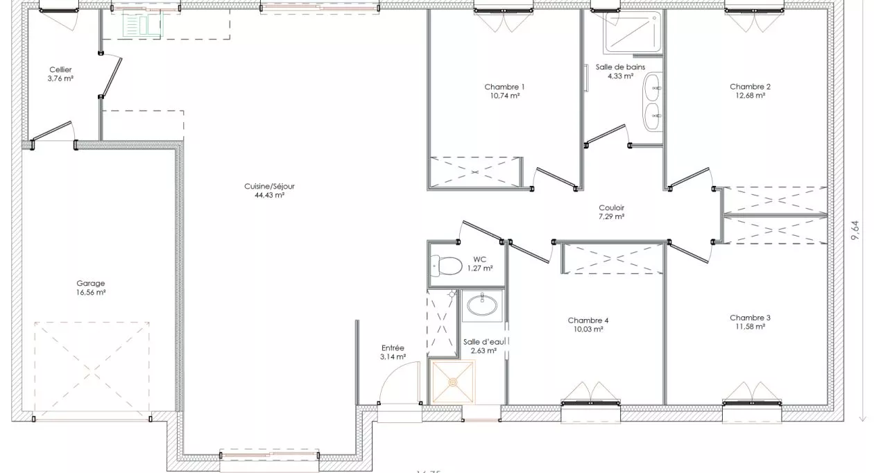 Image 5 Projet de construction d'une maison 111 m² avec terrain à LA TREMBLADE (17)