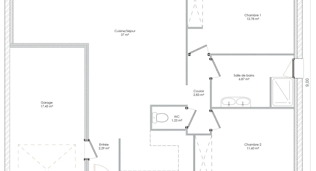 Image 4 Projet de construction d'une maison 70 m² avec terrain à CHAILLEVETTE (17)