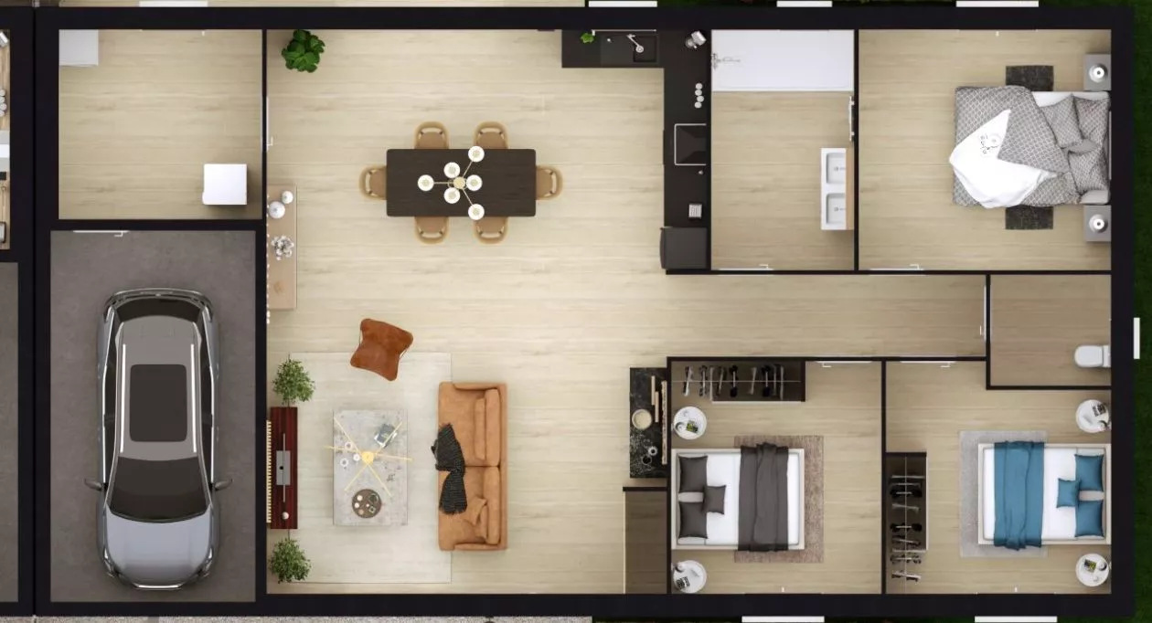 Image 4 Projet de construction d'une maison 83 m² + garage avec terrain inclus