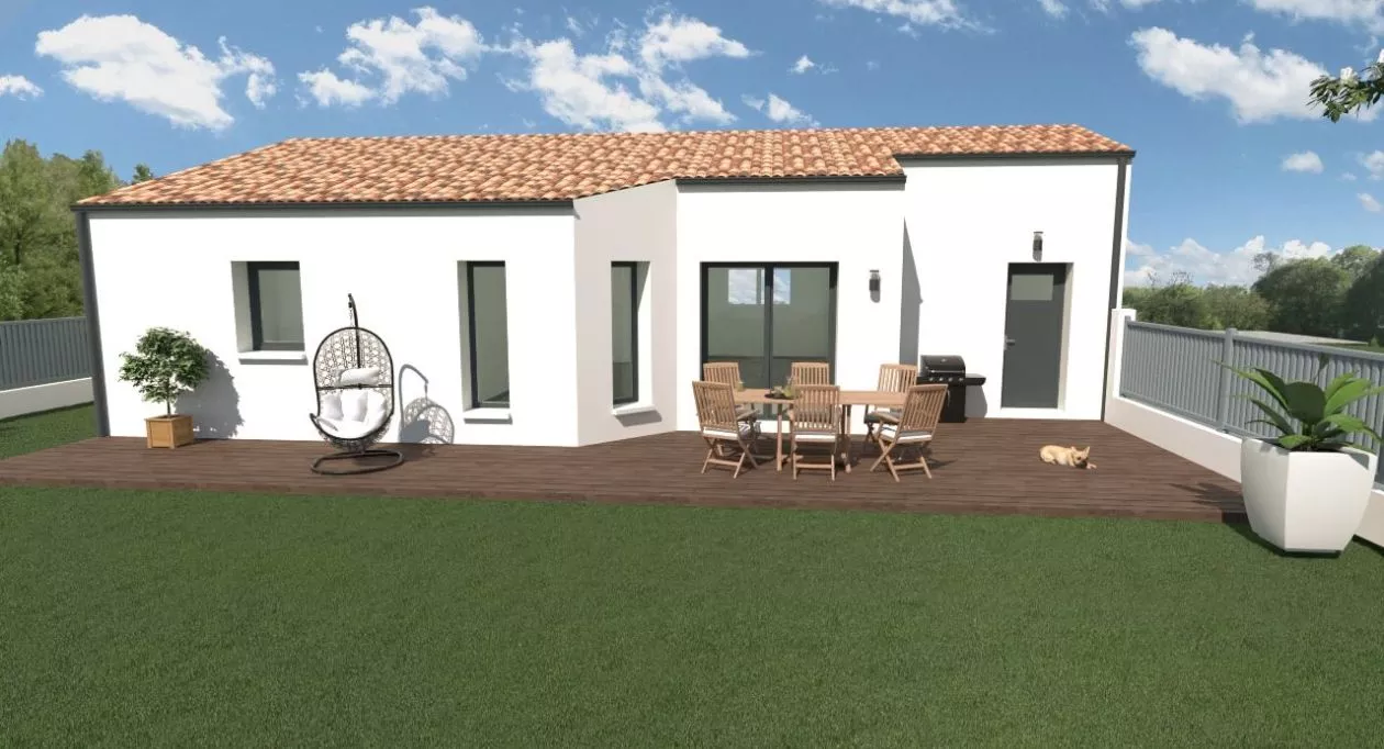 Image 1 Projet de construction d'une maison 75.82 m² avec terrain à LE POIRE-SUR-VIE (85)