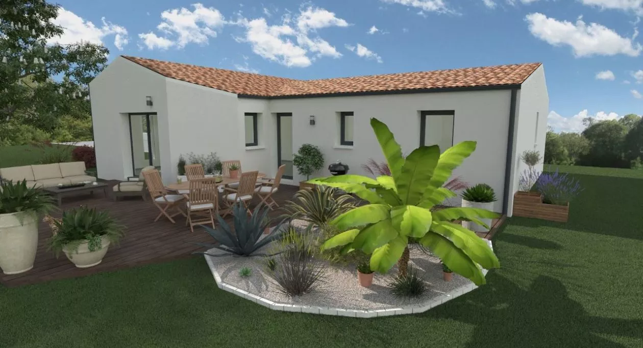 Image 4 Projet de construction d'une maison 91.92 m² avec terrain à LE FENOUILLER (85)