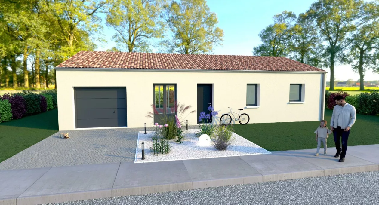 Image 1 Projet de construction d'une maison 85 m² avec terrain à TONNAY-CHARENTE (17)