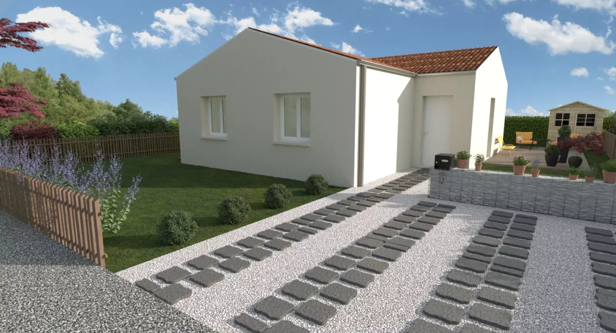 Image 1 Projet de construction d'une maison 66 m² avec terrain à SURGERES (17)