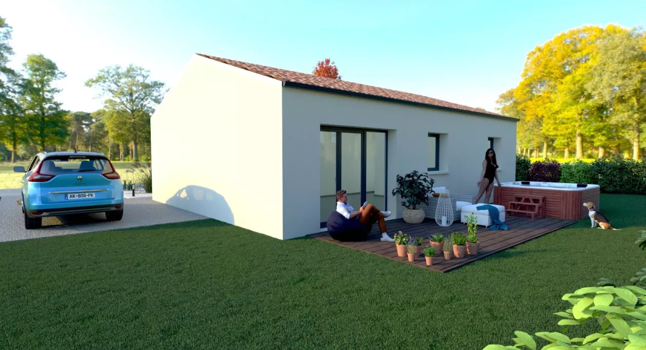 Image 1 Projet de construction d'une maison 70 m² avec terrain à FERRIERES (17)