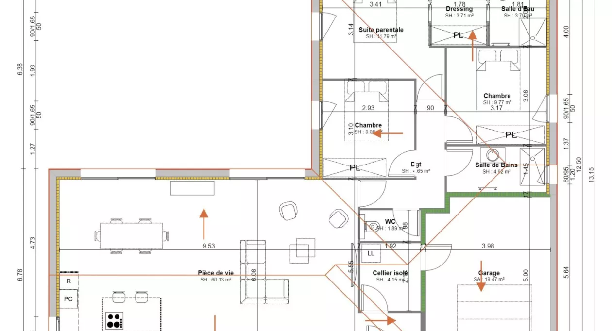 Image 5 Projet de construction d'une maison 113 m² avec terrain à FOURAS (17)