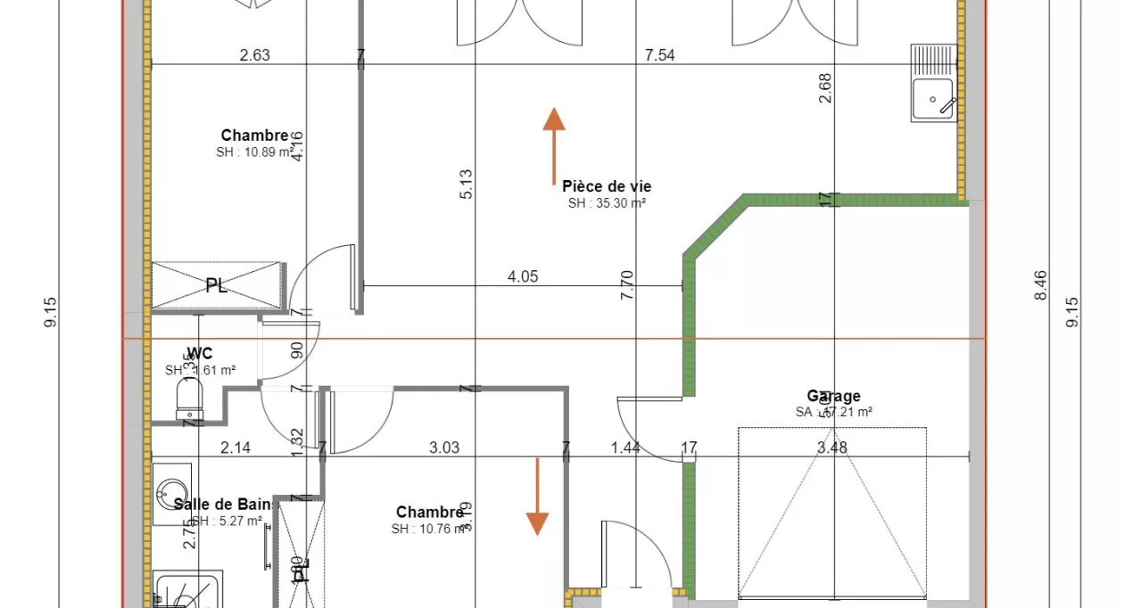 Image 1 Projet de construction d'une maison 63 m² avec terrain à LE POIRE-SUR-VIE (85)