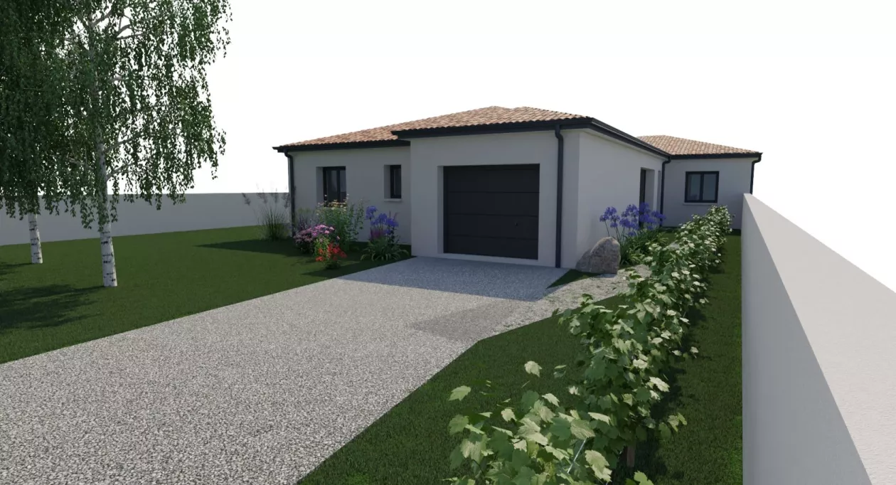 Image 3 Projet de construction prêt à démarrer pour une maison de 128 m² avec terrain à BERNAY-SAINT-MARTIN (17)