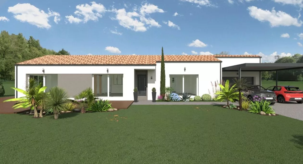 Image 1 Projet de construction d'une maison 137 m² avec terrain à L'HERBERGEMENT (85)