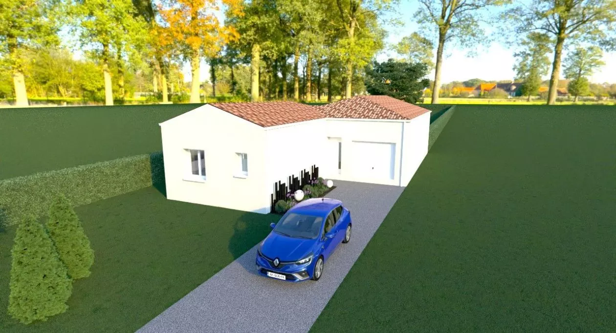 Image 2 Projet de construction d'une maison 96 m² avec terrain à SAINT-ROMAIN-DE-BENET (17)