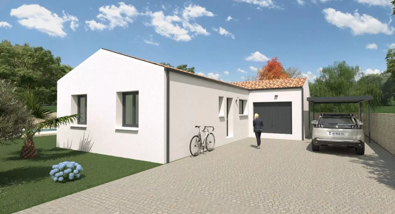 Image 1 Projet de construction d'une maison avec terrain à ANGOULINS (17)