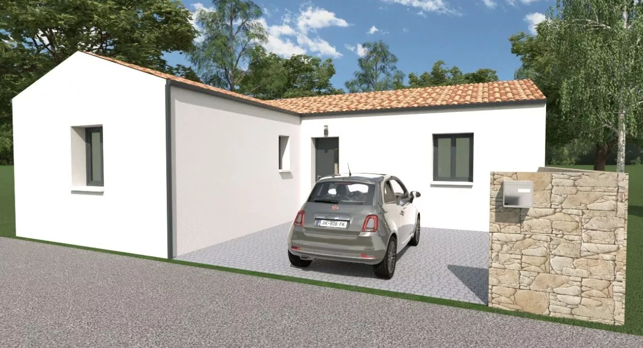 Image 1 Projet de construction d'une maison 85 m² avec terrain à SAINT-ROGATIEN (17)