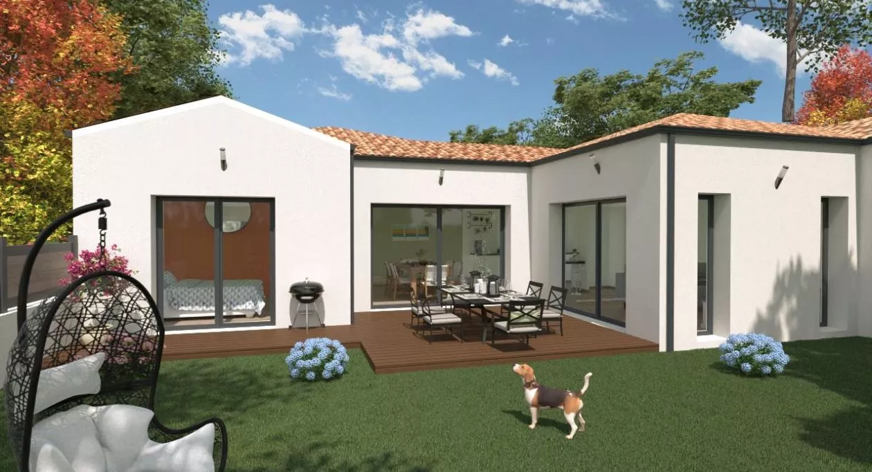 Image 3 Projet de construction d'une maison 113 m² avec terrain à L'HOUMEAU (17)