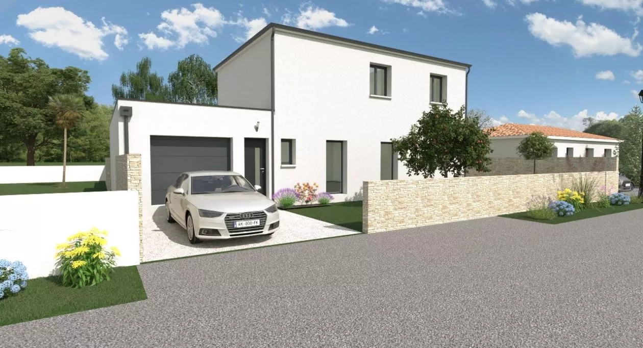 Image 1 Projet de construction d'une maison 145 m² avec terrain à BOURGNEUF (17)