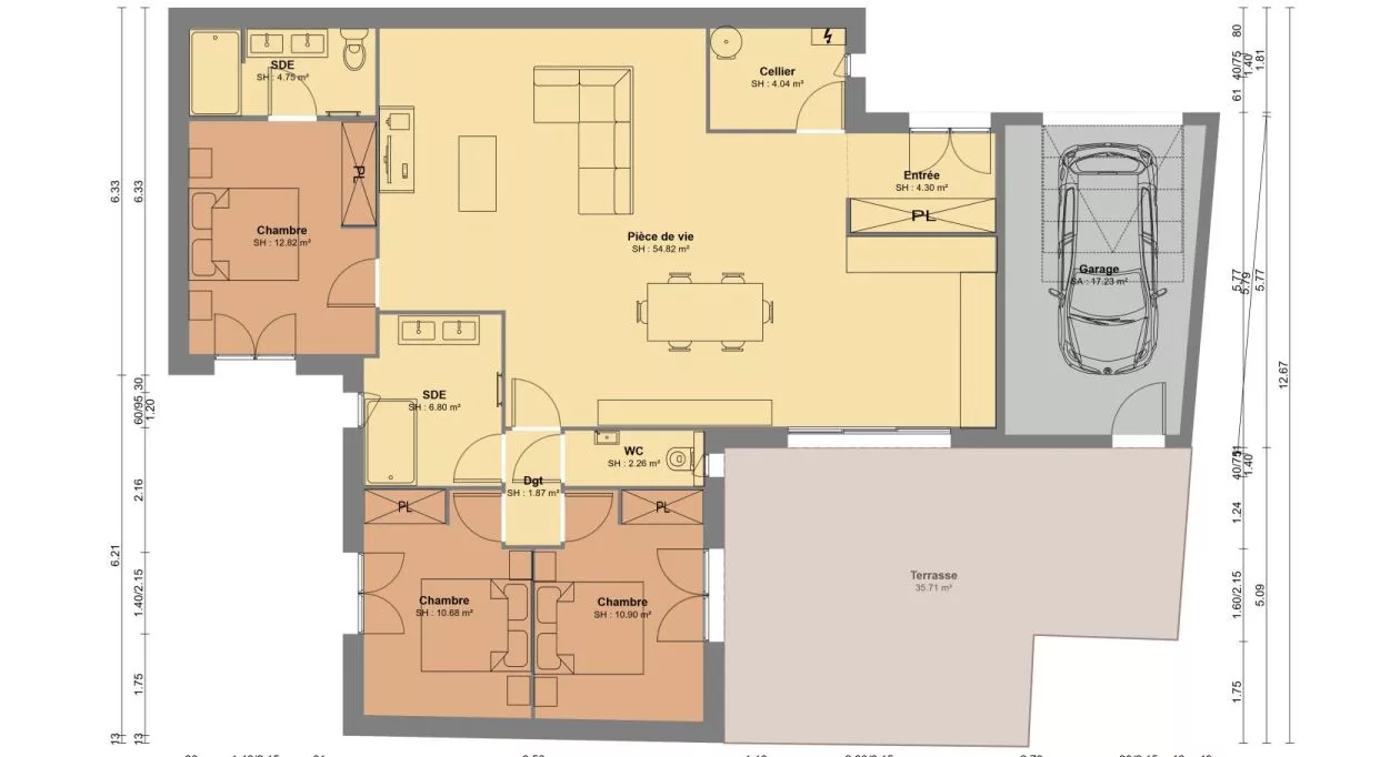 Image 7 Projet de construction d'une maison 113.25 m² avec terrain à LE CHATEAU-D'OLERON (17)