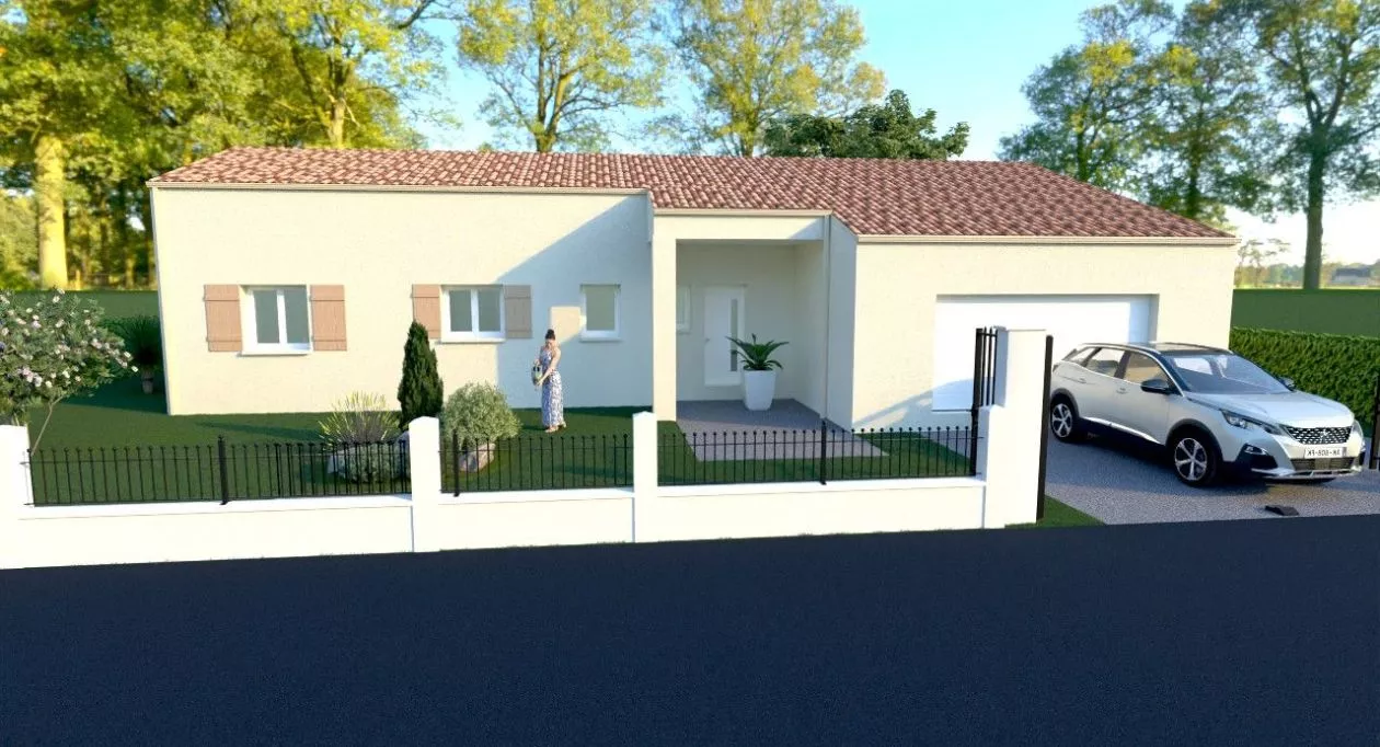 Image 1 Projet de construction d'une maison 124 m² avec terrain à LA TREMBLADE (17)