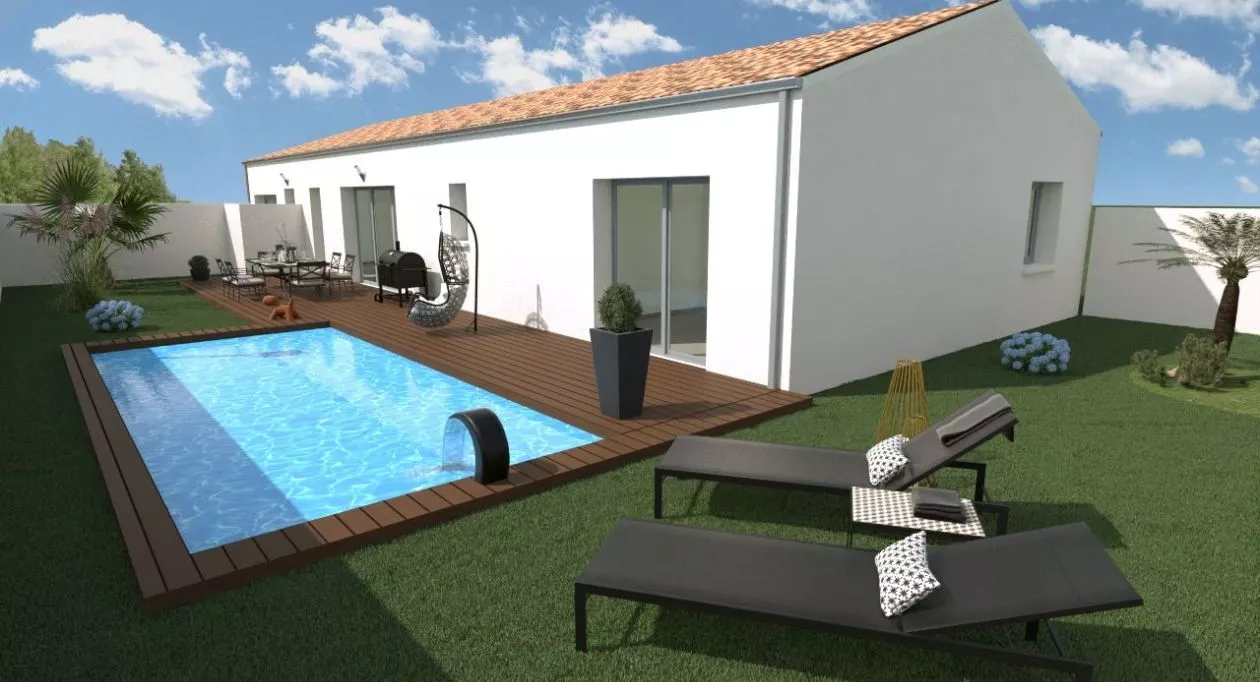 Image 1 Projet de construction d'une maison 100 m² avec terrain à SAINT-ROGATIEN (17)