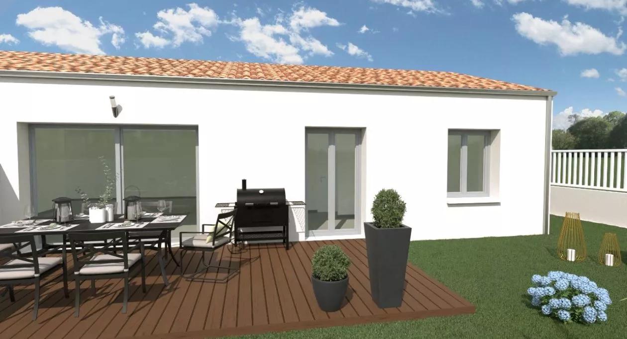 Image 4 Projet de construction d'une maison de 3 chambres avec terrain à VILLEDOUX (17)