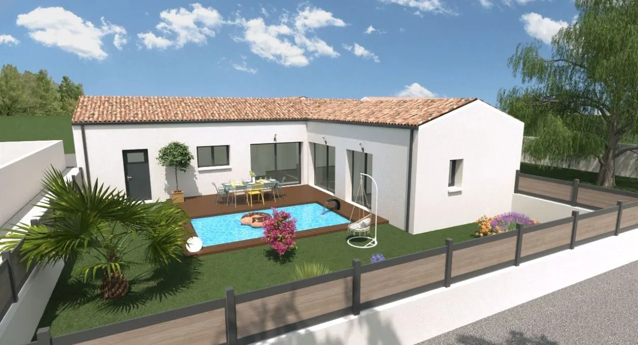 Image 1 Projet de construction d'une maison 110 m² avec terrain à TAILLEBOURG (17)