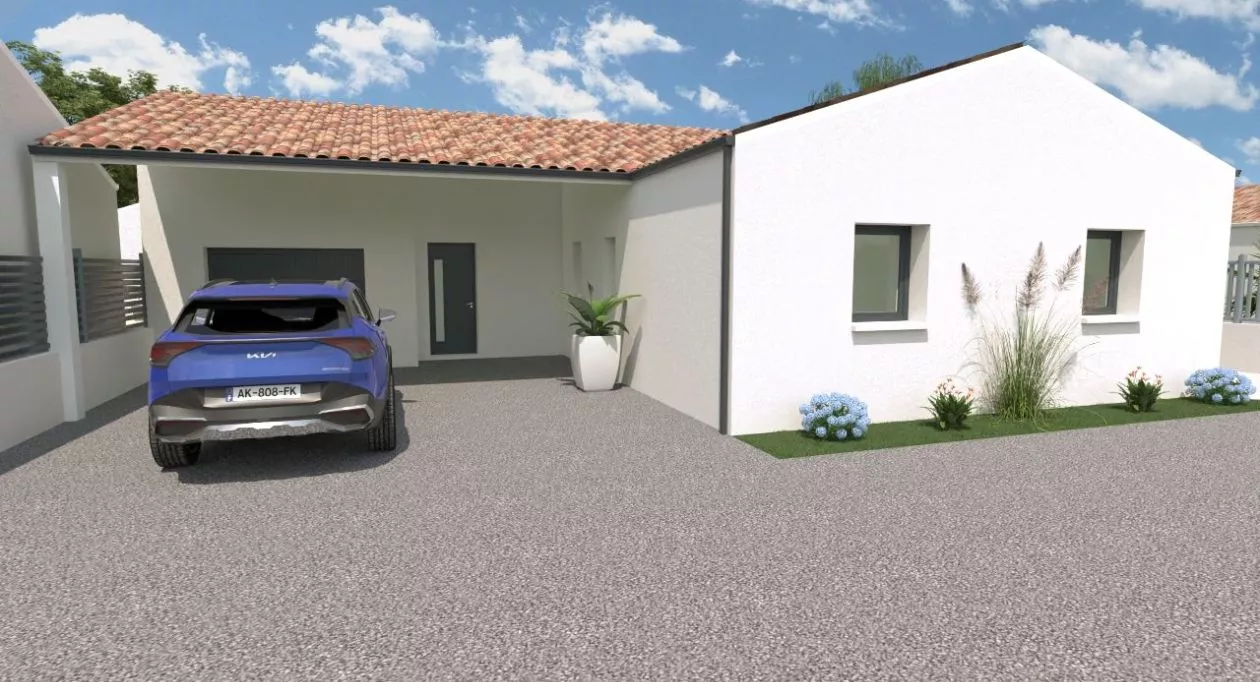 Image 1 Projet de construction d'une maison 102 m² avec terrain à LE GUA (17)