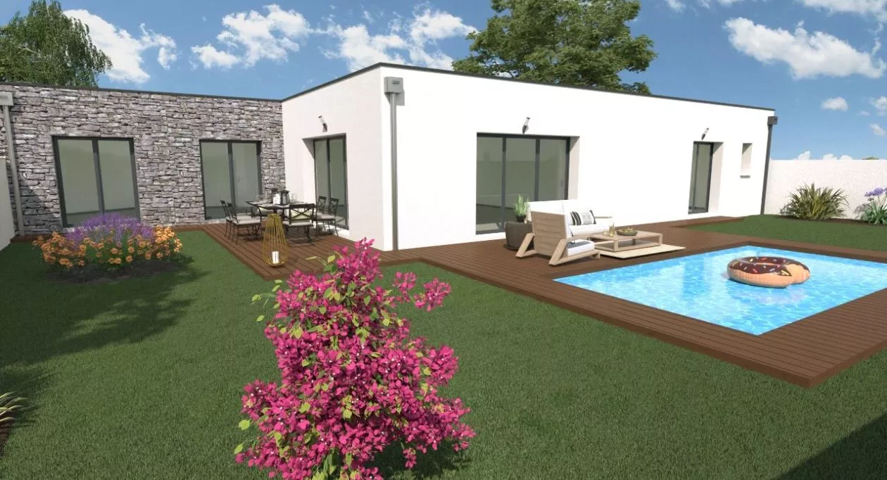 Image 1 Projet de construction d'une maison 118 m² avec terrain à LAGORD (17)