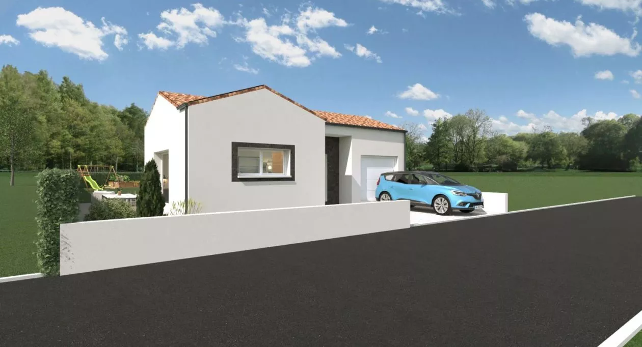 Image 3 Projet de construction d'une maison 88 m² avec terrain à LA CHAIZE-LE-VICOMTE (85)