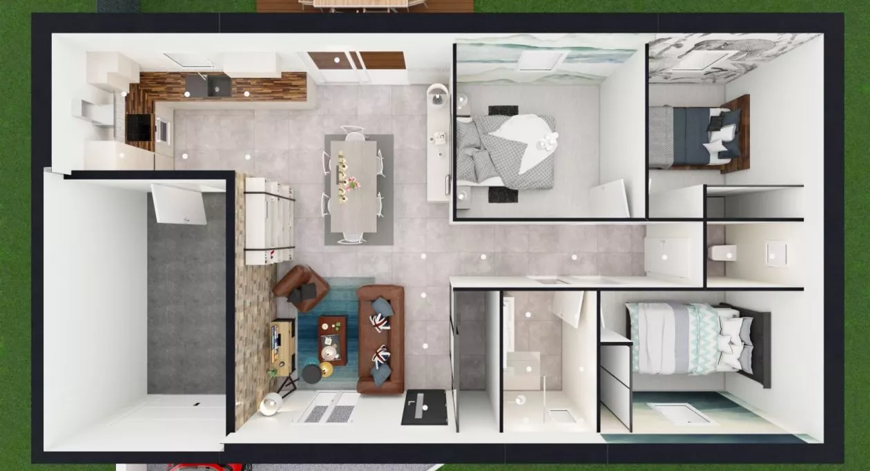 Image 4 Projet de construction d'une maison 80 m² avec terrain à L'AIGUILLON-SUR-VIE (85)