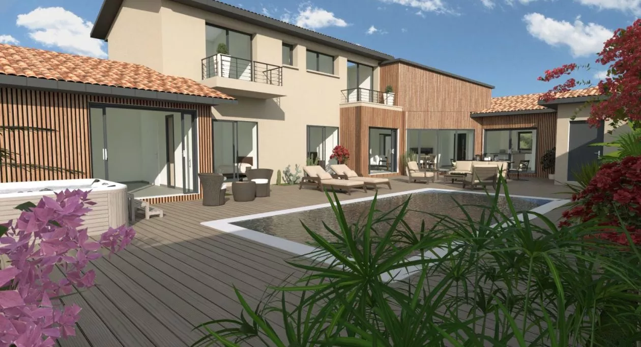 Image 1 Projet de construction d'une maison 240 m² avec terrain à ANGOULINS (17)