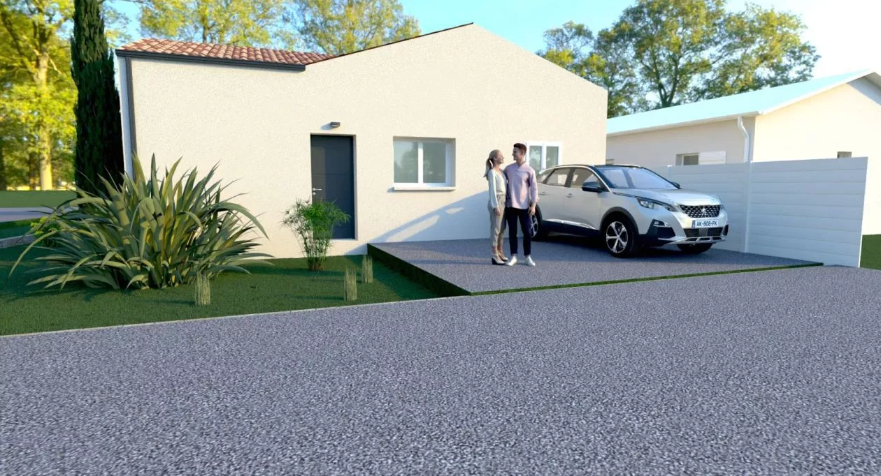Image 8 Projet de construction d'une maison 65 m² avec terrain à TOUVRE (16)