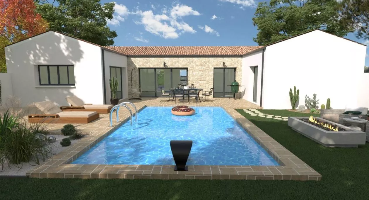 Image 1 Projet de construction d'une maison contemporaine avec terrain à DOMPIERRE-SUR-MER (17)